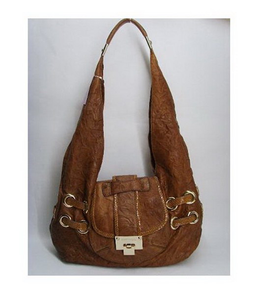 Jimmy Choo con cintura in pelle a tracolla Bag_Camel